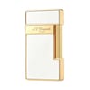 Slimmy Chinese Lacquer White Gold Lighter