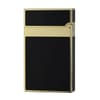 S.T. DUPONT Ligne2 Single Flame Black lacquer Gold old fashined Lighter