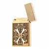 S.T. Dupont x Fuente Ligne 2 White V Emblem Gold Lighter  | Limited Release 
