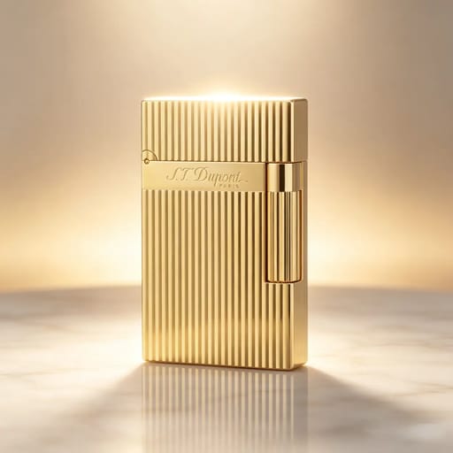 ST DUPONT Vertical Stripes Cigarette Lighter