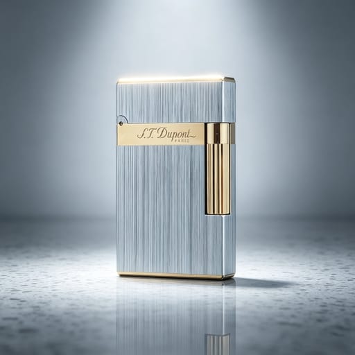  NEW Wide Brass Brushed S.T.Dupont Metal Lighter