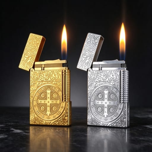 Ligne 2 Constantin Gold Single Flame Lighter