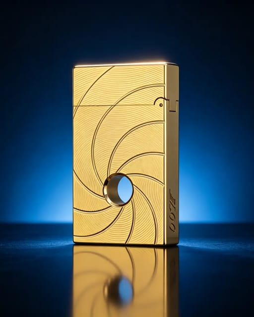 S.T.Dupont Ligne 2 Gold Lighter James Bond 007 Spectre 