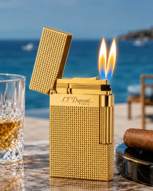 Atlas Ligne 2 - Diamond Gold Double Flame - eBay 36 Sold