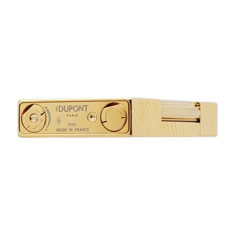 Double Flame S.T. Dupont Ligne 2 Horse mane guilloche Lighter