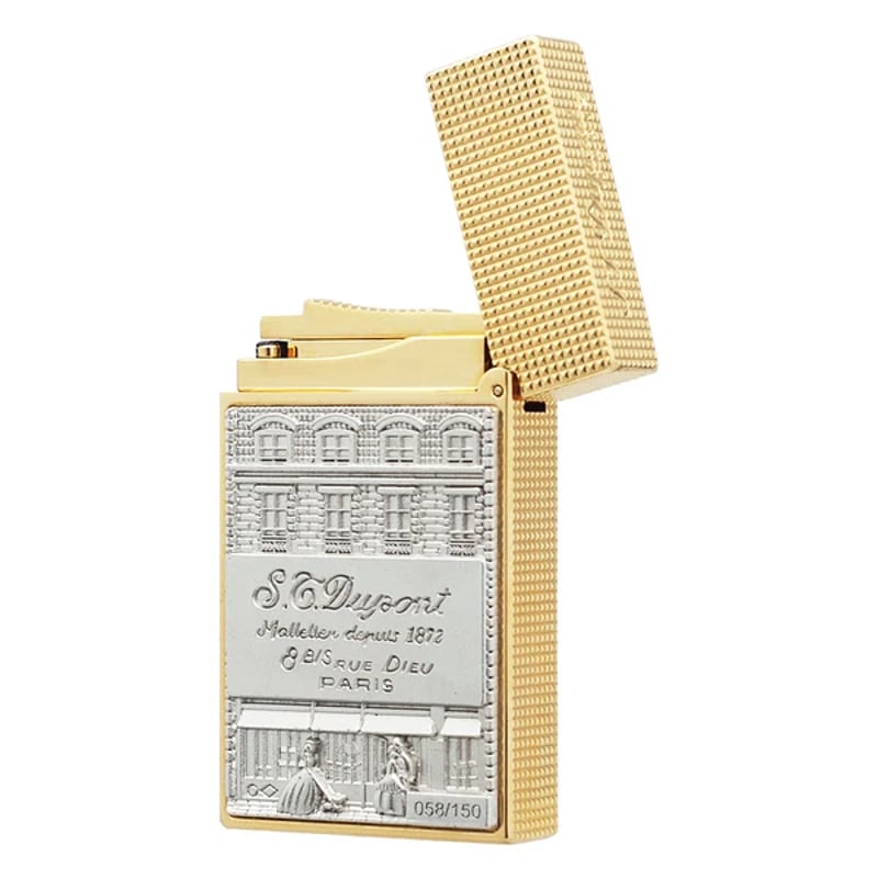 Ligne 2 150th Anniversary Shield Double Flame Lighter