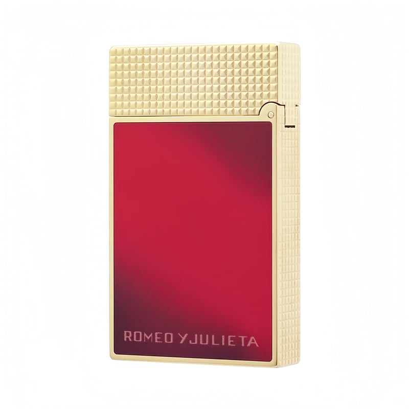 Double Flame S.T. Dupont Red Lighter Le Grand Romeo Y Julieta Edition
