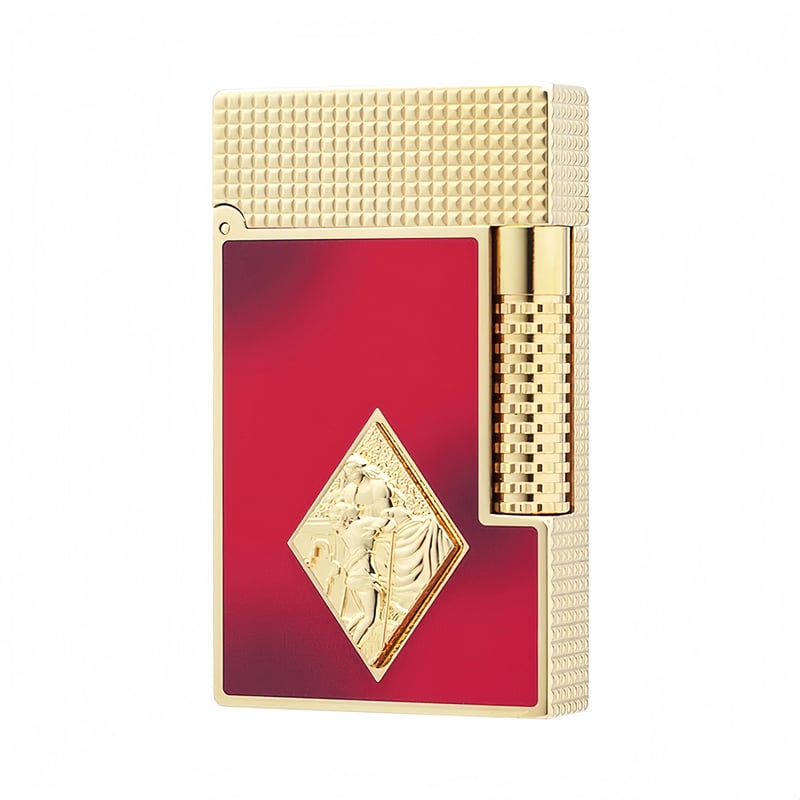 Double Flame S.T. Dupont Red Lighter Le Grand Romeo Y Julieta Edition