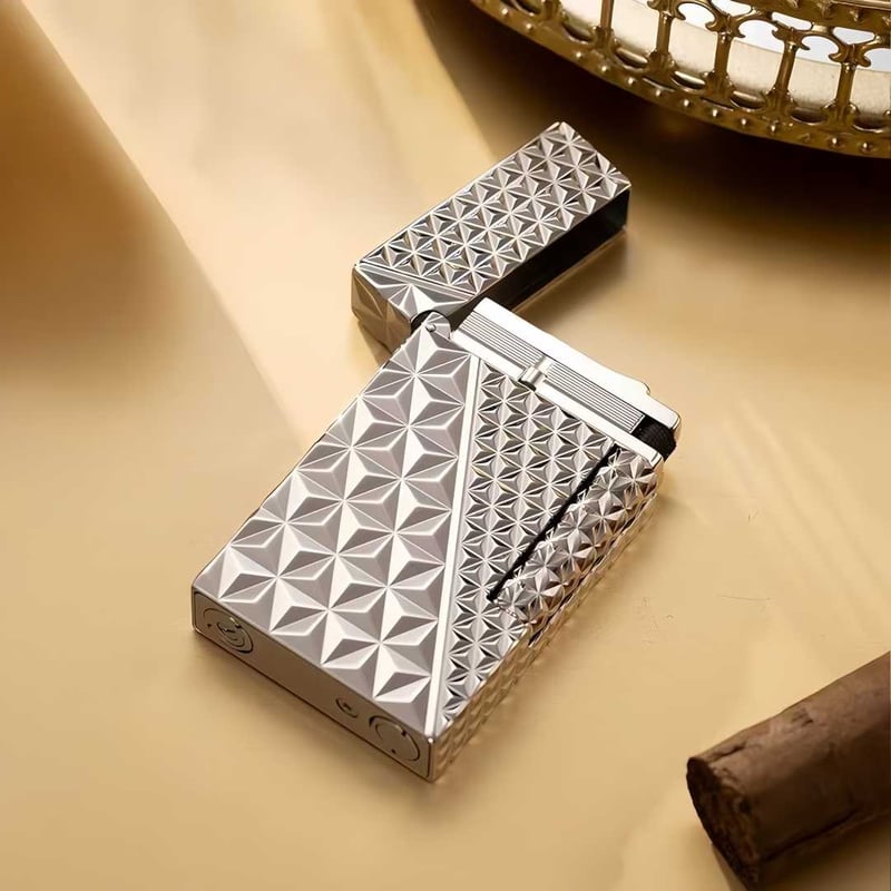  S.T Dupont Lighter Double Flames Luxury Diamond 