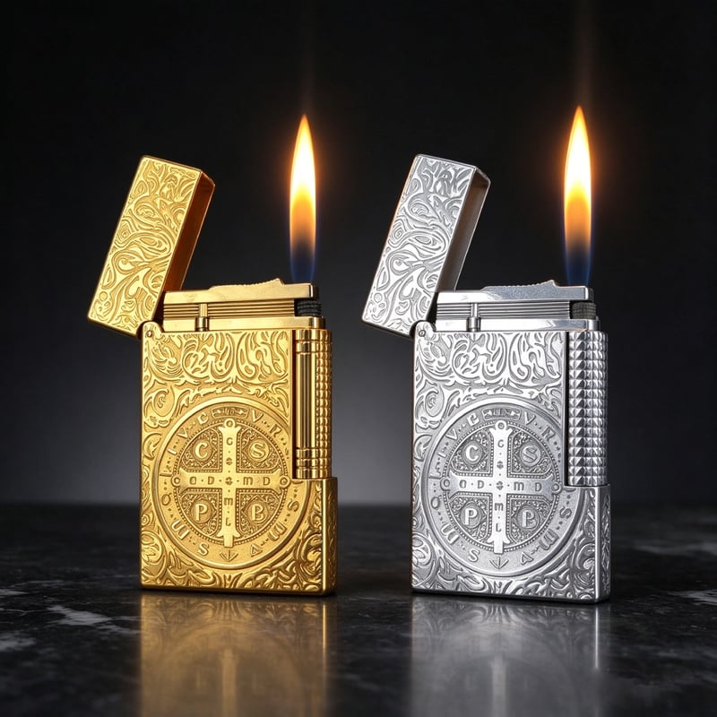 Ligne 2 Constantin Gold Single Flame Lighter