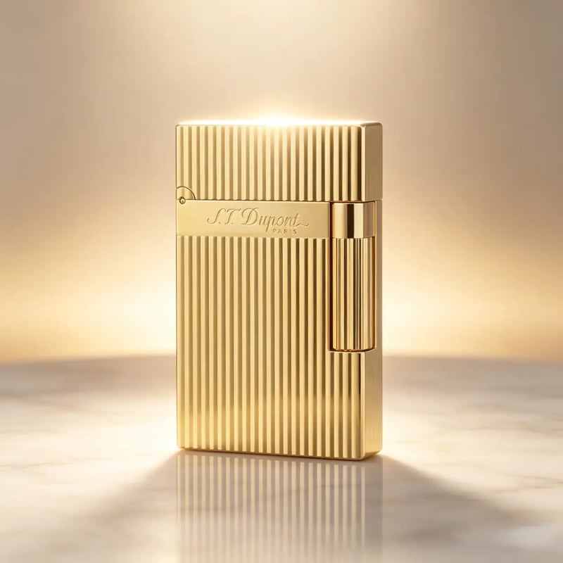 ST DUPONT Vertical Stripes Cigarette Lighter
