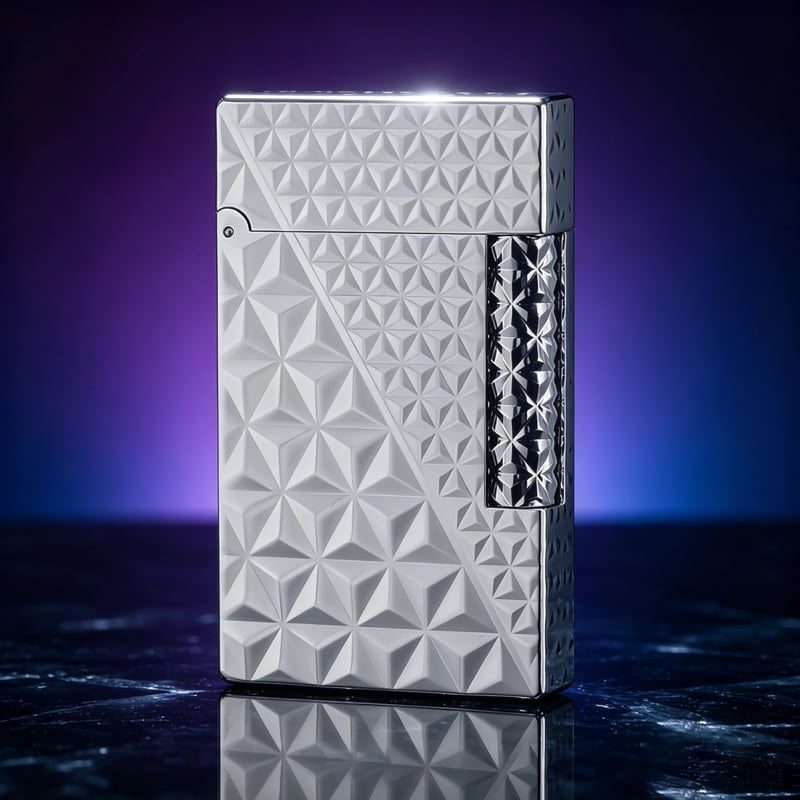  S.T Dupont Lighter Double Flames Luxury Diamond 