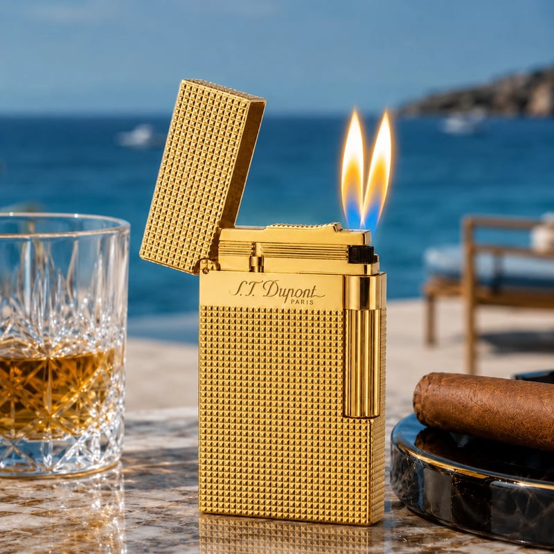 Atlas Ligne 2 - Diamond Gold Double Flame - eBay 36 Sold